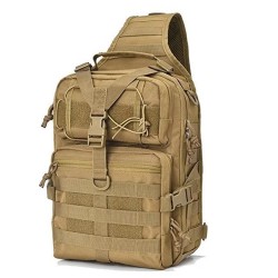 Saddle Bag, Waterproof Oxford Cloth Camouflage Photography Crossbody Bag, Outdoor Single-Shoulder Tactical Oversized Chest Bag