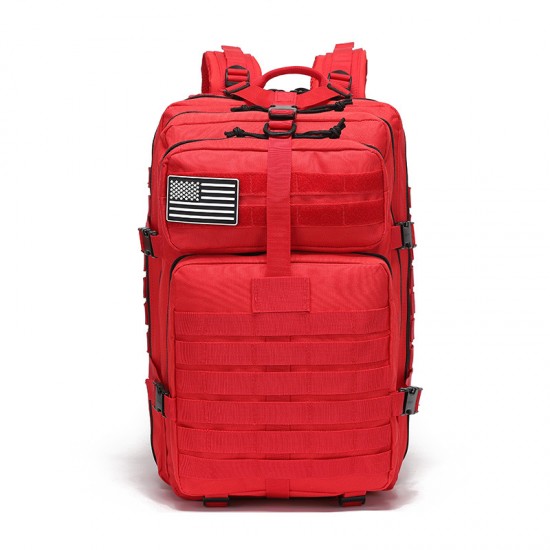 Cross-Border Multi-Functional Backpack For Men, Large-Capacity Travel, Outdoor Mountaineering, Waterproof Double-Shoulder Camouflage Tactical Backpack