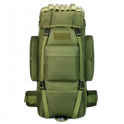 Cross-Border Outdoor Military Enthusiast Hiking Tactical Backpack 100L Large Capacity Multi-Functional Tactical Camouflage Double Shoulder Backpack
