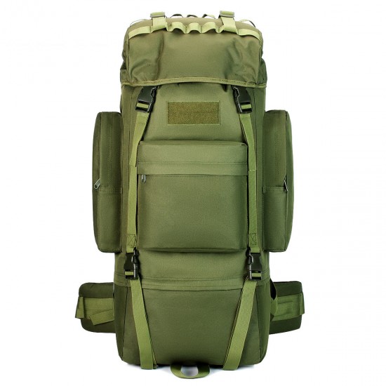 Cross-Border Outdoor Military Enthusiast Hiking Tactical Backpack 100L Large Capacity Multi-Functional Tactical Camouflage Double Shoulder Backpack
