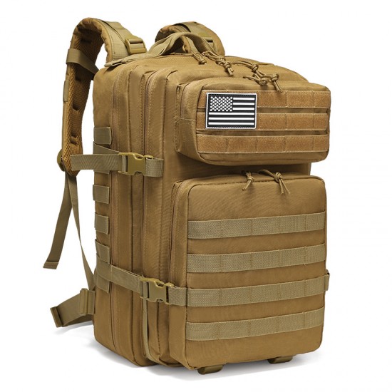 Cross-Border 45L Large-Capacity Sports Backpack, Men'S And Women'S Oxford Waterproof And Wear-Resistant Equipment, Cycling Tactical Mountaineering Backpack Cross-Border 45L Large-Capacity Sports Backpack, Men'S And Women'S Oxford Waterproof And Wear-Resistant Equipment, Cycling Tactical Mountaineering Backpack