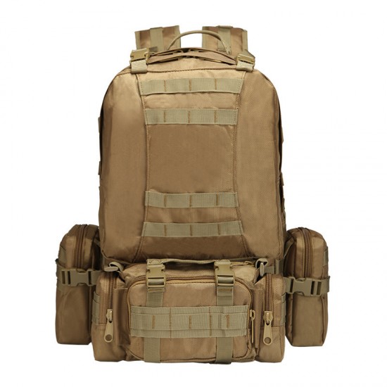 Camping Travel Bag, Niu Jinbu Outdoor Backpack, Military Enthusiast Hiking Tactics Bag, Mountain Climbing Combination, Large-Capacity Backpack