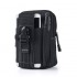 Tactical Small Hanging Bag, Outdoor Leisure Mini Multi-Functional Running Sports Waterproof Mobile Phone Case, Black Tactical Waist Bag
