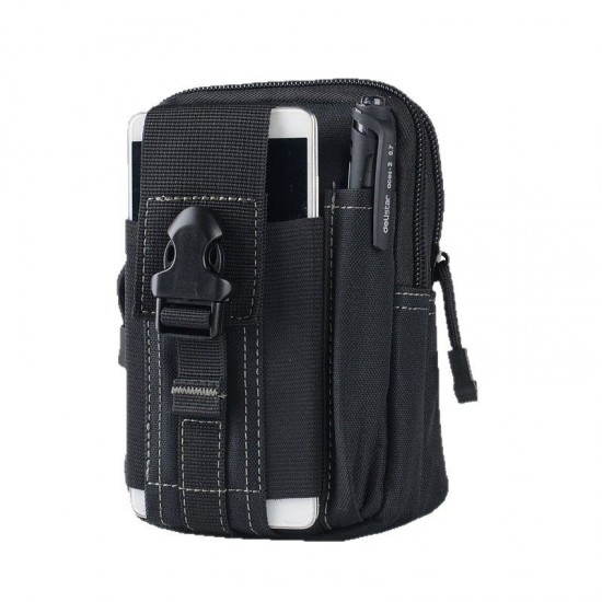 Tactical Small Hanging Bag, Outdoor Leisure Mini Multi-Functional Running Sports Waterproof Mobile Phone Case, Black Tactical Waist Bag Tactical Small Hanging Bag, Outdoor Leisure Mini Multi-Functional Running Sports Waterproof Mobile Phone Case, Black Tactical Waist Bag