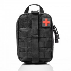 Tactical Medical Kit, Accessory Kit, Tactical Waist Bag, Camouflage Multi-Functional Kit, Outdoor Mountain Climbing Life-Saving Kit, Portable