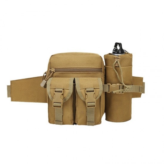  Outdoor Sports Running Waist Bag, Lure Tactical Water Bottle Bag, Multi-Functional Mobile Phone Case, Mountain Climbing And Cycling Waist Bag
