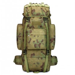Cross-Border Outdoor Military Enthusiast Hiking Tactical Backpack 100L Large Capacity Multi-Functional Tactical Camouflage Double Shoulder Backpack