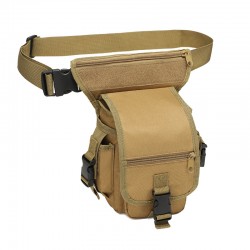 Outdoor Multi-Functional Leg Bag Tactical Leg Bag Tactical Waist Bag Military Enthusiast Cycling Leg Hanging Bag Waterproof Camouflage Bag