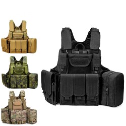 Wholesale Vests, Black Eagle Protective Vests, Real-Person Cs Training Equipment, Eight-Piece Sets Of Vests, Cosplay