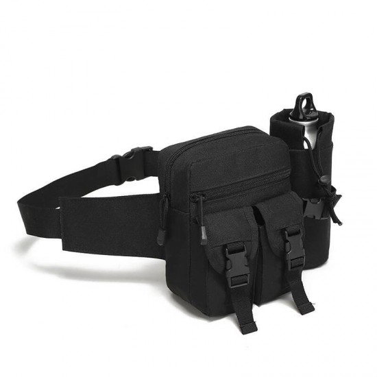  Outdoor Sports Running Waist Bag, Lure Tactical Water Bottle Bag, Multi-Functional Mobile Phone Case, Mountain Climbing And Cycling Waist Bag