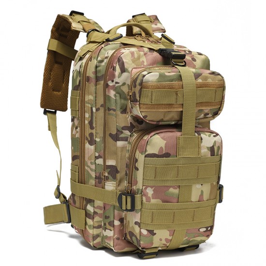 Cross-Border Tactical Double-Shoulder Outdoor Mountaineering Backpack, 30L Capacity, Camping Backpack For Sports, 3P Backpack For Backpackers, Double-Shoulder