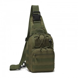  Best-Selling Oxford Cloth Cycling Bag, Outdoor Sports Small Chest Bag, Single-Shoulder Crossbody Outdoor Tactical Chest Bag