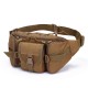  Men'S Sports Outdoor Large-Capacity Waterproof Tactical Waist Bag, Multi-Functional Chest Bag For Cycling, Traveling And Running
