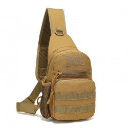 Cross-Border Manufacturer Men'S Outdoor Cycling Sports Bag, Convenient Side-Hanging Casual Single-Shoulder Bag, Tactical Water Bottle Chest Bag, Cross