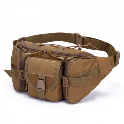 Cross-Border Outdoor Cycling Camouflage Waist Bags, Multi-Functional Tactical Waist Bags, Sports Travel And Mountain Climbing Waist Bags, Manufacturer Wholesale