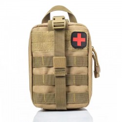 Tactical Medical Kit, Accessory Kit, Tactical Waist Bag, Camouflage Multi-Functional Kit, Outdoor Mountain Climbing Life-Saving Kit, Portable