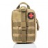 Tactical Medical Kit, Accessory Kit, Tactical Waist Bag, Camouflage Multi-Functional Kit, Outdoor Mountain Climbing Life-Saving Kit, Portable