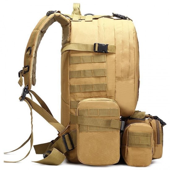 In-Stock Combination Pack Outdoor Sports Tactical Backpacks, Oxford Cloth Hiking Bags, Large-Capacity Hiking Men'S And Women'S Large Backpacks