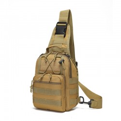 Factory Stock Oxford Cloth Cycling Bag, Camouflage Outdoor Sports Small Chest Hanging Bag, Single-Shoulder Crossbody Outdoor Tactical Chest Bag