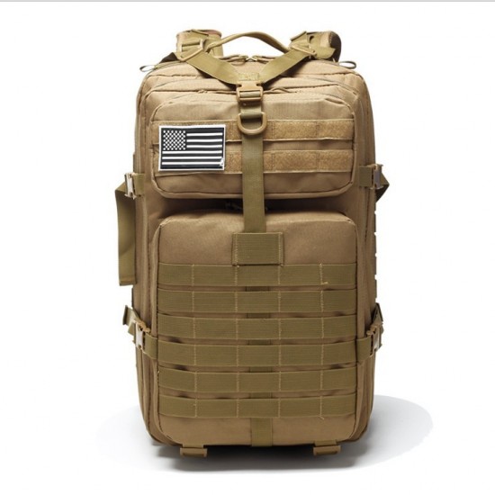 Cross-Border Multi-Functional Backpack For Men, Large-Capacity Travel, Outdoor Mountaineering, Waterproof Double-Shoulder Camouflage Tactical Backpack