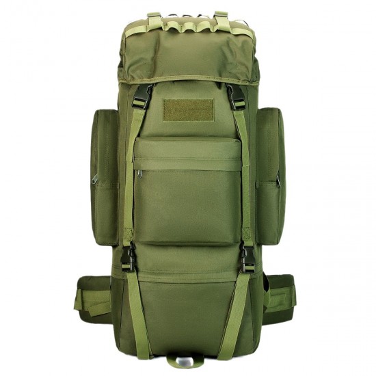 Cross-Border Outdoor Military Enthusiast Hiking Tactical Backpack 100L Large Capacity Multi-Functional Tactical Camouflage Double Shoulder Backpack